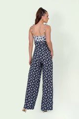 Eloshé Jumpsuit – Floral Pattern Viscose BEDSSM102