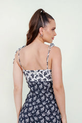 Eloshé Jumpsuit – Floral Pattern Viscose BEDSSM102