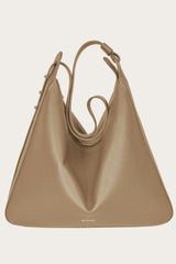 Matriarqe Nova Large Shoulder Bag in Leather - Taupe