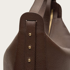 Nova Büyük Omuz Çantası Deri - Acı Kahverengi