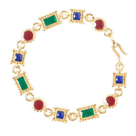 Maison Lygos Irene Enamel Bracelet