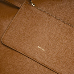 Nova Büyük Omuz Çantası Deri - Cognac