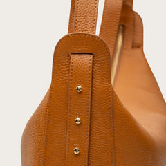 Nova Büyük Omuz Çantası Deri - Cognac