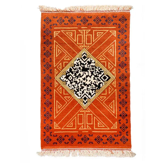QR Hand Woven Wool Carpet