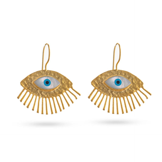 Chaseldor Gold Mystic Eye Earrings