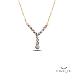 Chaseldor Y Stone Necklace