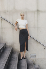Wear Three Points Spirit Modal Midi Skirt Anthracite