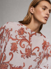 Eloshé Beyaz Paisley Bluz REBMSM102