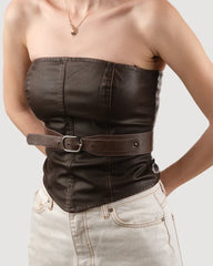 Colección Tansu JENNIFER VEGAN FAUX LEATHER BELT