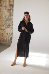 Handarte Los Angeles Etnik Gömlek Elbise