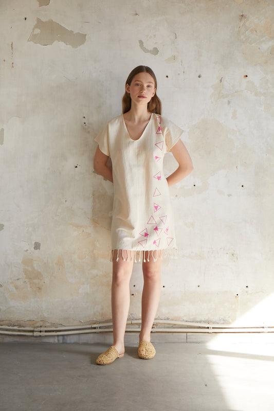 Handarte Los Angeles Plaj Elbisesi