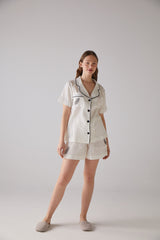 Handarte Los Angeles Yaprak Desen Kısa Pijama Takımı