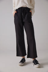 Handarte Los Angeles Siyah Yoga Pantolonu