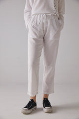 Handarte Los Angeles Beyaz Yoga Pantolonu