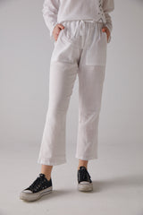 Handarte Los Angeles Beyaz Yoga Pantolonu