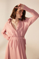 Crescent Line Abloom Dress – PINK