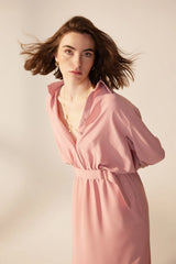 Crescent Line Abloom Dress – PINK