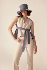 Crescent Line Breeze Vest – Multicolor