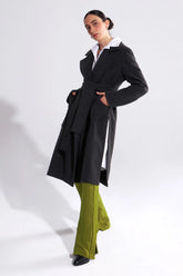 Crescent Line Crater Coat Grey