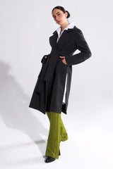 Crescent Line Crater Coat Grey