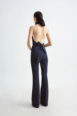Crescent Line Delicate Pants in Blue