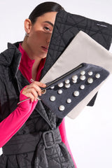 Crescent Line Galaxy Clutch Bag – MULTICOLOR