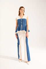 Crescent Line Marine Trousers Multicolor