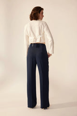 Crescent Line Serenity Blazer ECRU