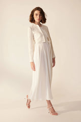 Crescent Line Serenity Blazer ECRU