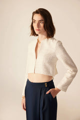 Crescent Line Serenity Blazer ECRU