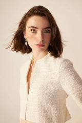 Crescent Line Serenity Blazer ECRU