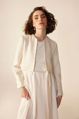 Crescent Line Serenity Blazer ECRU