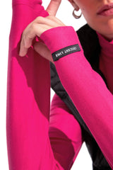 Crescent Line Shadow Bodysuit – PINK