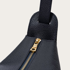 Nova Büyük Omuz Çantası Deri - Koyu Lacivert