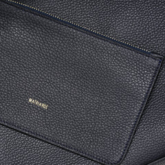 Nova Büyük Omuz Çantası Deri - Koyu Lacivert