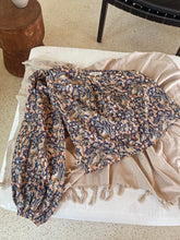 Sadie and Dione Antoienette Blouse in Blue Lana Tawn