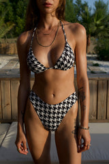 IAMLOVEIN Pied de Poule' Cheeky Bikini Bottom