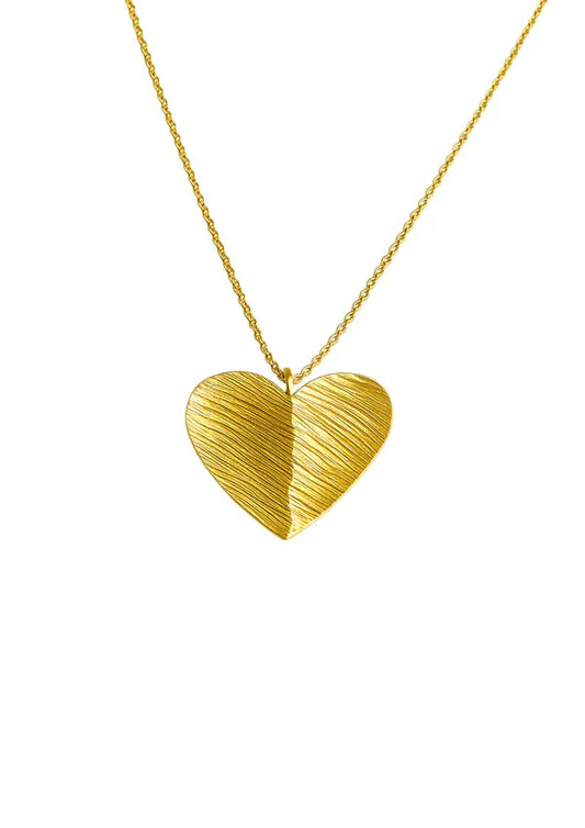 Fingerprint Heart Pendant