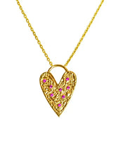 Raw Heart Stone Kolye