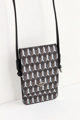 Dellel Black Helion Phone Bag