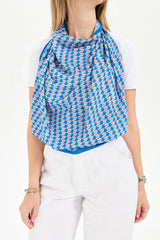 Dellel Blue Freesia Scarf