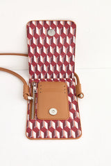 Dellel Burgundy Helion Phone Bag