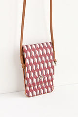 Dellel Burgundy Helion Phone Bag