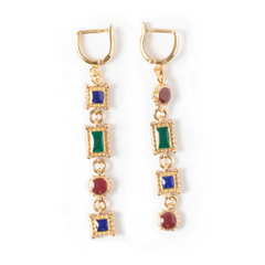 Maison Lygos Irene Enamel Earrings