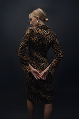 Esra Adıgüzel Feline Mirage – Zipper Detailed Leopard Patterned Jacket