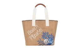 EYNACO Beach Bag Blue Blanc EYG106