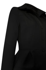 Crescent Line Elegance Jacket Black