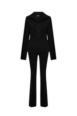 Crescent Line Elegance Jacket Black