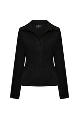 Crescent Line Elegance Jacket Black