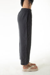 Handarte Los Angeles Antrasit Müslin Pantolon